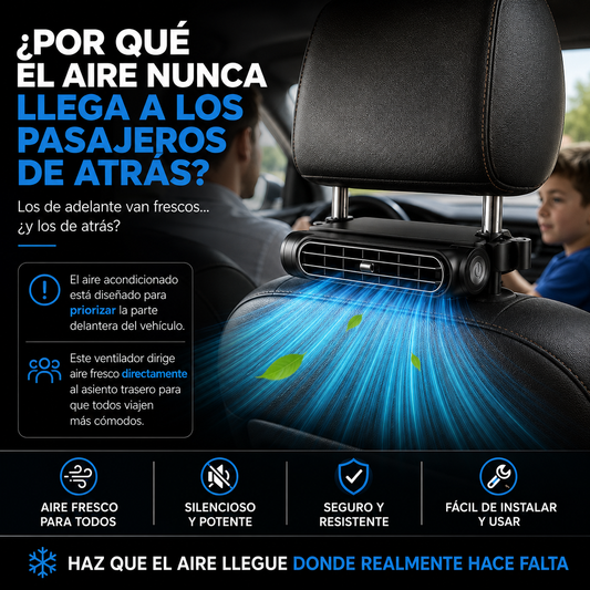 Ventilador de Asiento Trasero