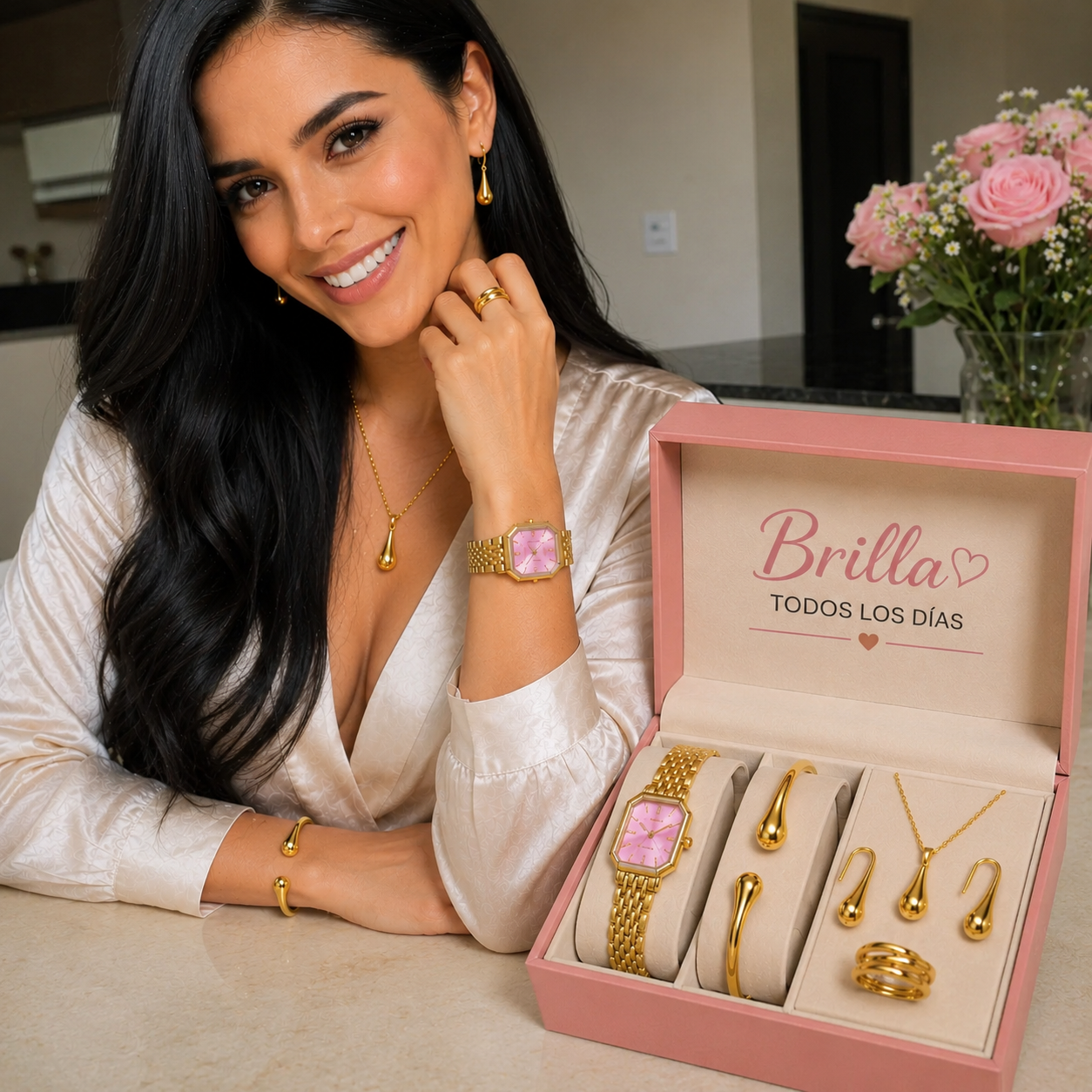 SET RELOJ PARA DAMA